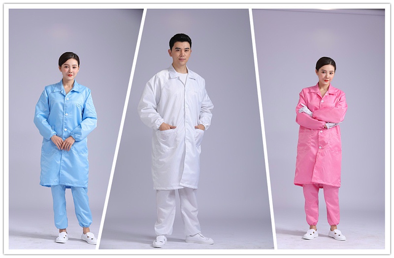 食品行業無塵服是用條紋面料還是用網格面料？